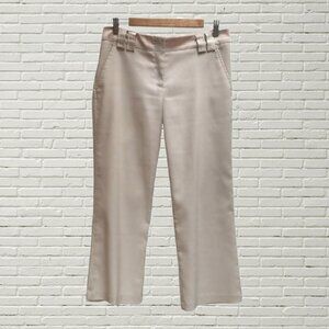 SUZY SHIER Light Beige Capris